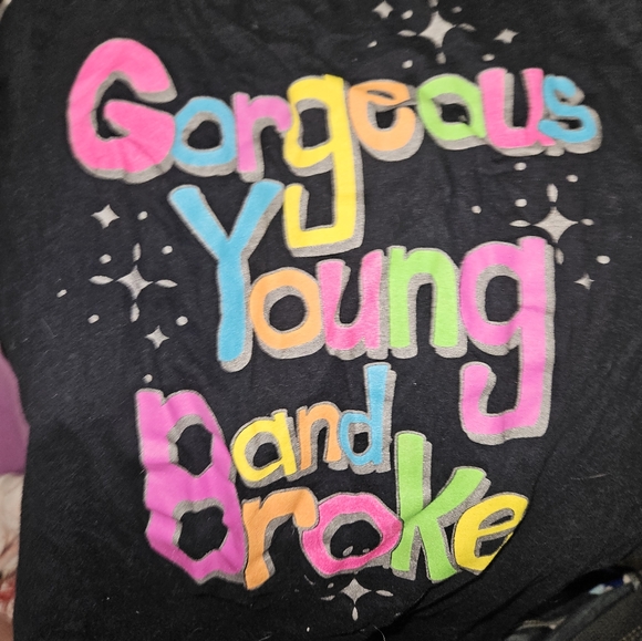 Y2k super cute Jr 13 LG women's longer baby tee. - Picture 3 of 5